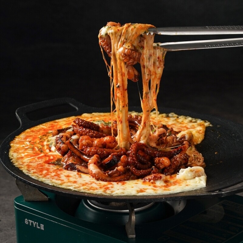 우주푸드빌몰 ,교동낙지 450g 캠핑요리 간편식 밀키트 간편조리 저녁 메뉴 덮밥  낙지볶음